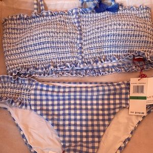 Red Carter Gingham Bikini